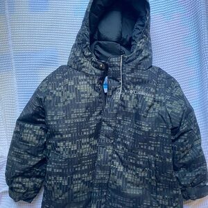 Columbia Kids' Patterned Black Puffer Jacket